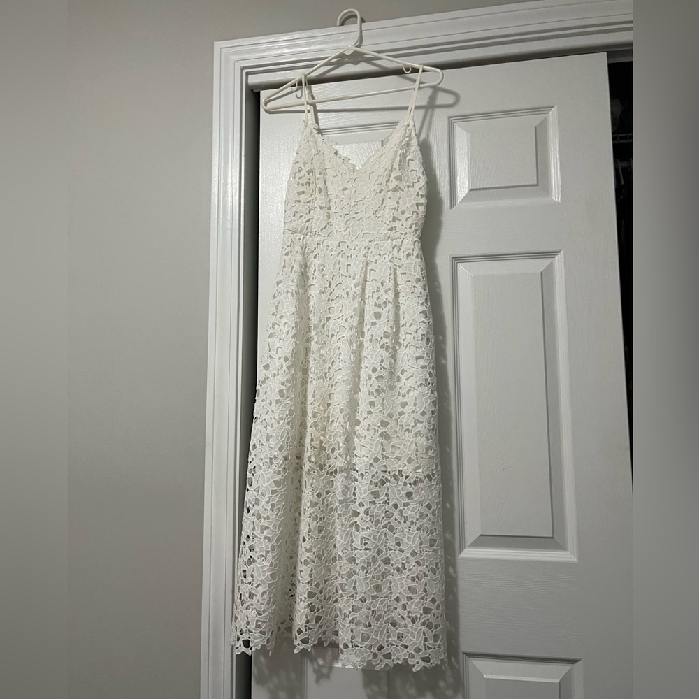 ASTR the label white lace dress